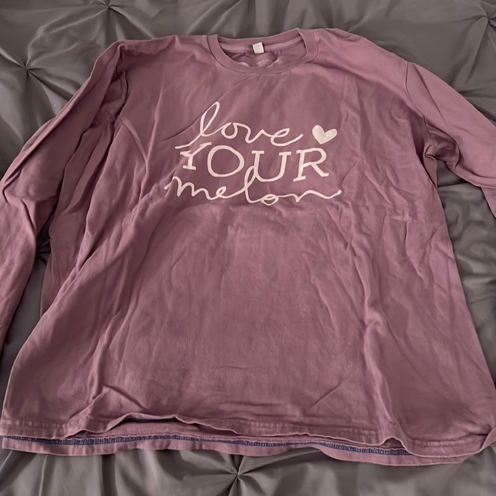 Long Sleeve Purple T-Shirt